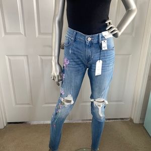 NWOT Express Side Print Jeans